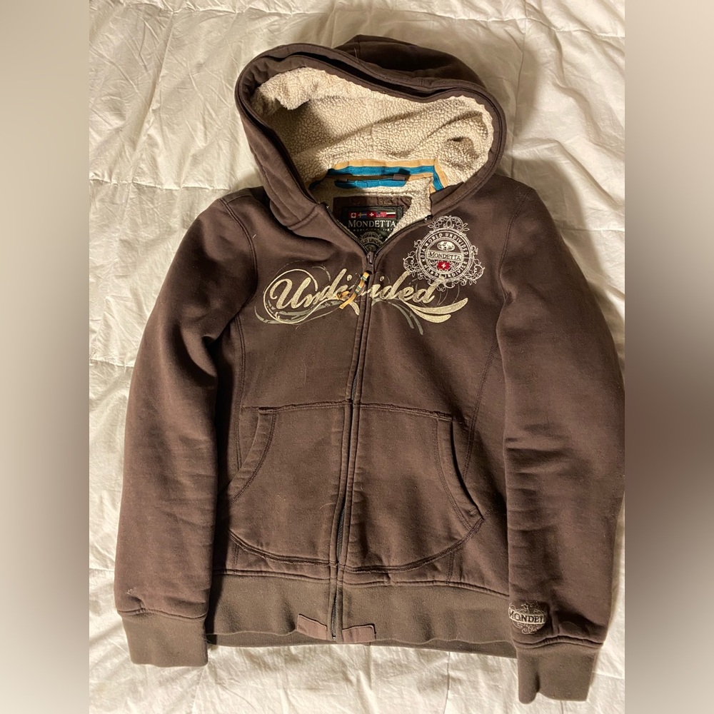 Mondetta “undivided”  Brown Hoodie Jacket
